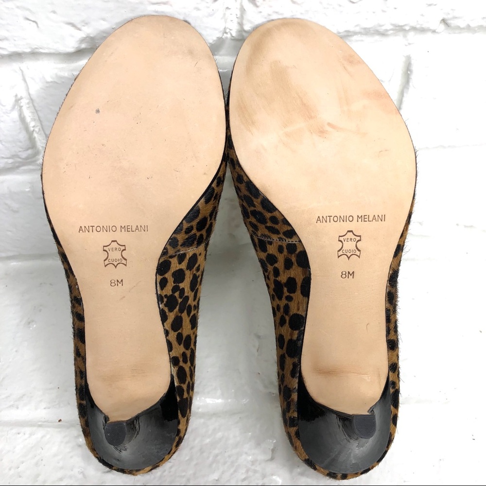 Antonio Melani calf hair animal print size 8M - Picture 7 of 8